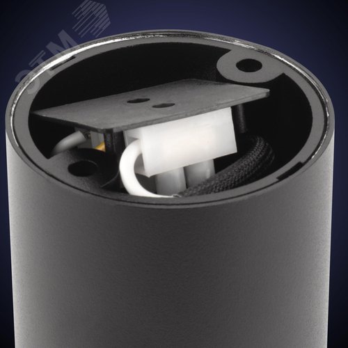 Светильник накладной, ARTON, цилиндр, 55х55х100мм, GU10, алюминий, черный - фото 5