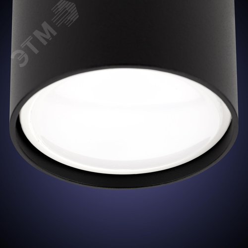 Светильник накладной, ARTON, цилиндр, 55х55х100мм, GU10, алюминий, черный - фото 7