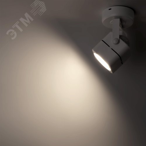 Светильник накладной, ARTON, поворотный, квадрат, 60x60x60мм, GU10, металл, белый - фото 3