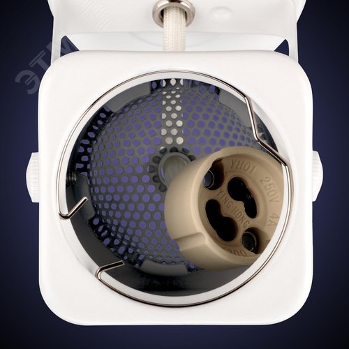 Светильник накладной, ARTON, поворотный, квадрат, 60x60x60мм, GU10, металл, белый - фото 6