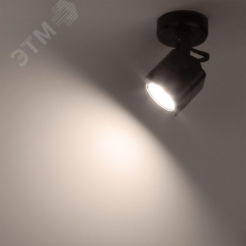 Светильник накладной, ARTON, поворотный, квадрат, 60x60x60мм, GU10, металл, чёрный - фото 3