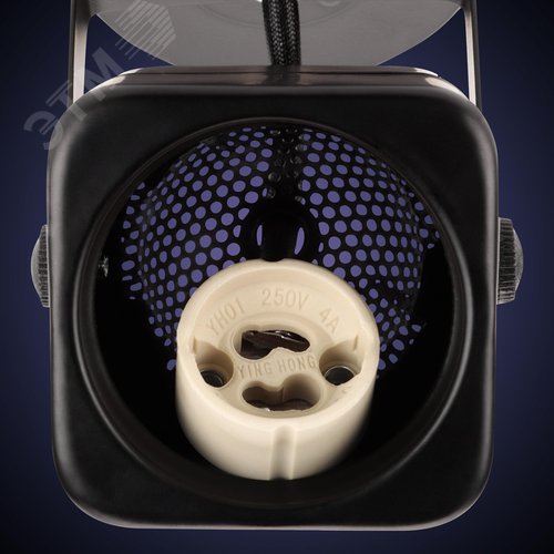 Светильник накладной, ARTON, поворотный, квадрат, 60x60x60мм, GU10, металл, чёрный - фото 6