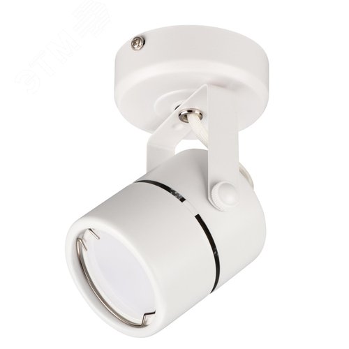 Светильник накладной, ARTON, поворотный, цилиндр, 60х60х85мм, GU10, металл, белый - фото 1