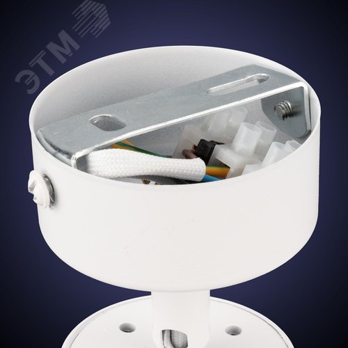 Светильник накладной, ARTON, поворотный, цилиндр, 55х55х100мм, GU10, алюминий, белый - фото 5