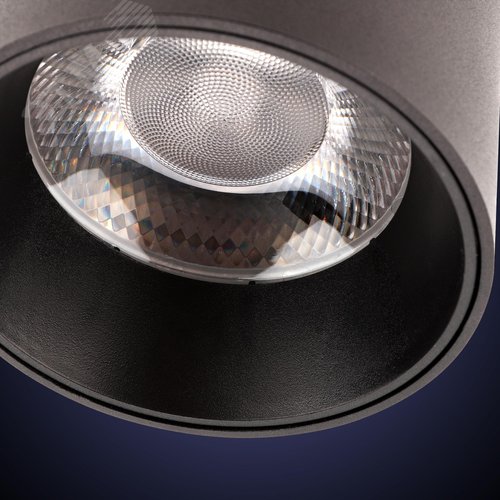 Светильник накладной светодиодный, ARTON, цилиндр, 80х80х100мм, 12Вт, 960Лм, 4200К, алюминий, черный - фото 6