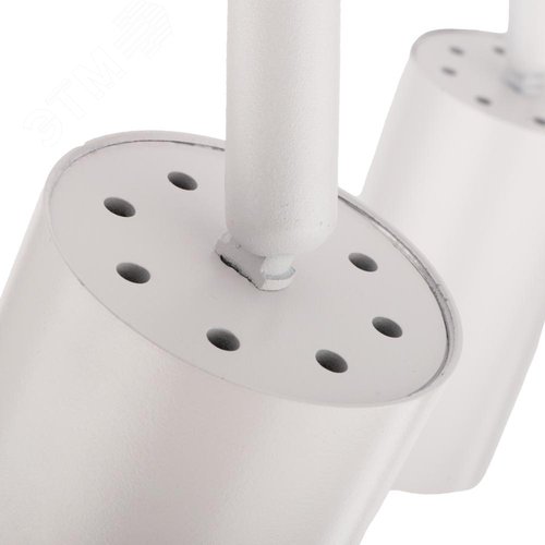 Светильник накладной, ARTON, поворотный, цилиндр, 260x55x160мм, 2хGU10, алюминий, белый - фото 3