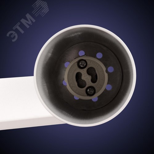 Светильник накладной, ARTON, поворотный, цилиндр, 350x55x160мм, 3хGU10, алюминий, белый - фото 6