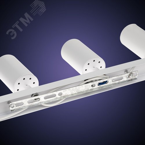 Светильник накладной, ARTON, поворотный, цилиндр, 500x55x160мм, 4хGU10, алюминий, белый - фото 5