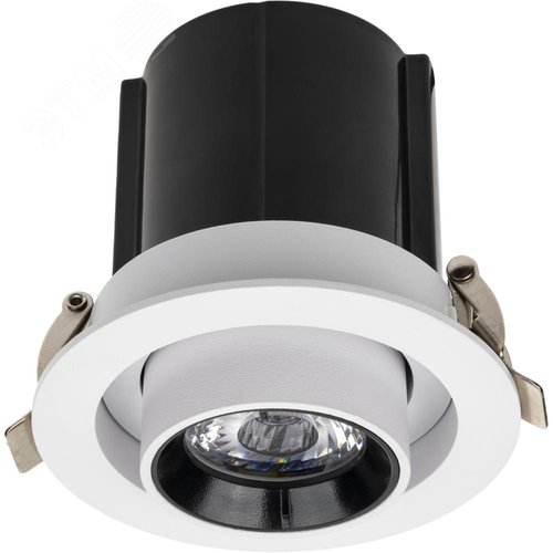 Светильник встраиваемый, ARTIN, выдвижной, поворотный, цилиндр, 90х90х92мм, LED 10Вт, 800Лм, 4200К, алюминий, белый - фото 4