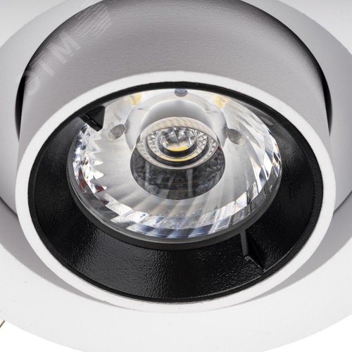 Светильник встраиваемый, ARTIN, выдвижной, поворотный, цилиндр, 90х90х92мм, LED 10Вт, 800Лм, 4200К, алюминий, белый - фото 5