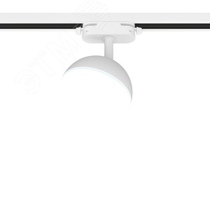 Светильник трековый, накладной, ARTLINE, поворотный, шар, 100x100x100мм, GX53, 230В, пластик, 4м кв, белый - фото 1