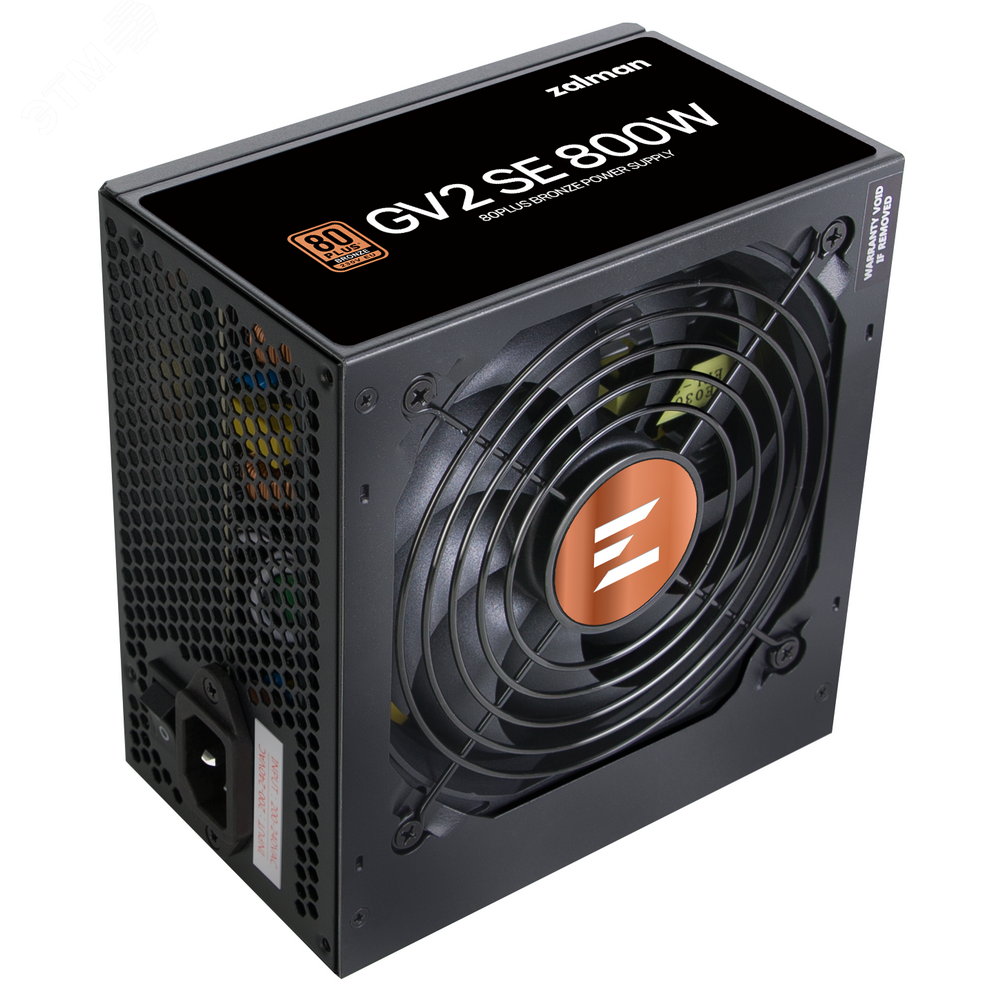 Изображение товара Блок питания Zalman ZM800-GV2SE 800W ATX 80+ Bronze для ПК