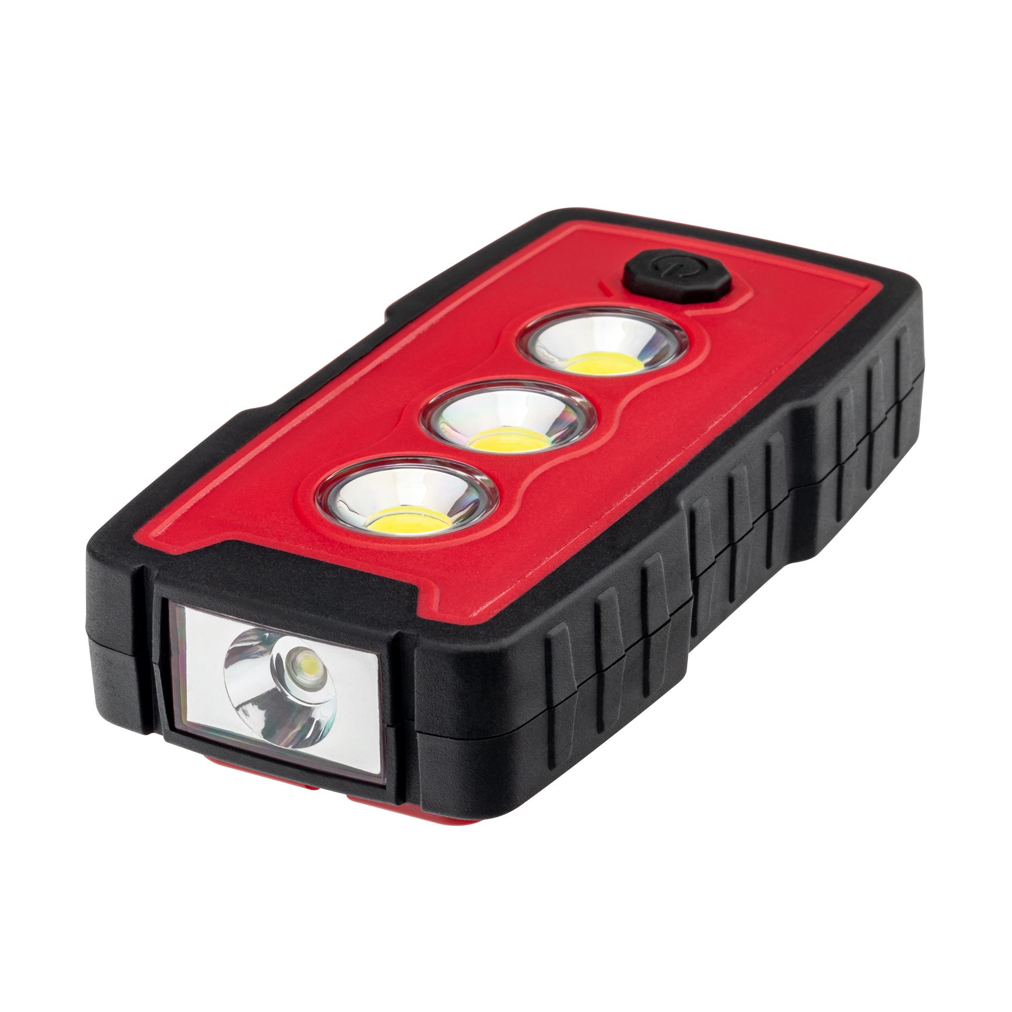 Фонарь ручной на батарейках два типа крепления два режима работы 7Вт 3хААА 29124 4 REV