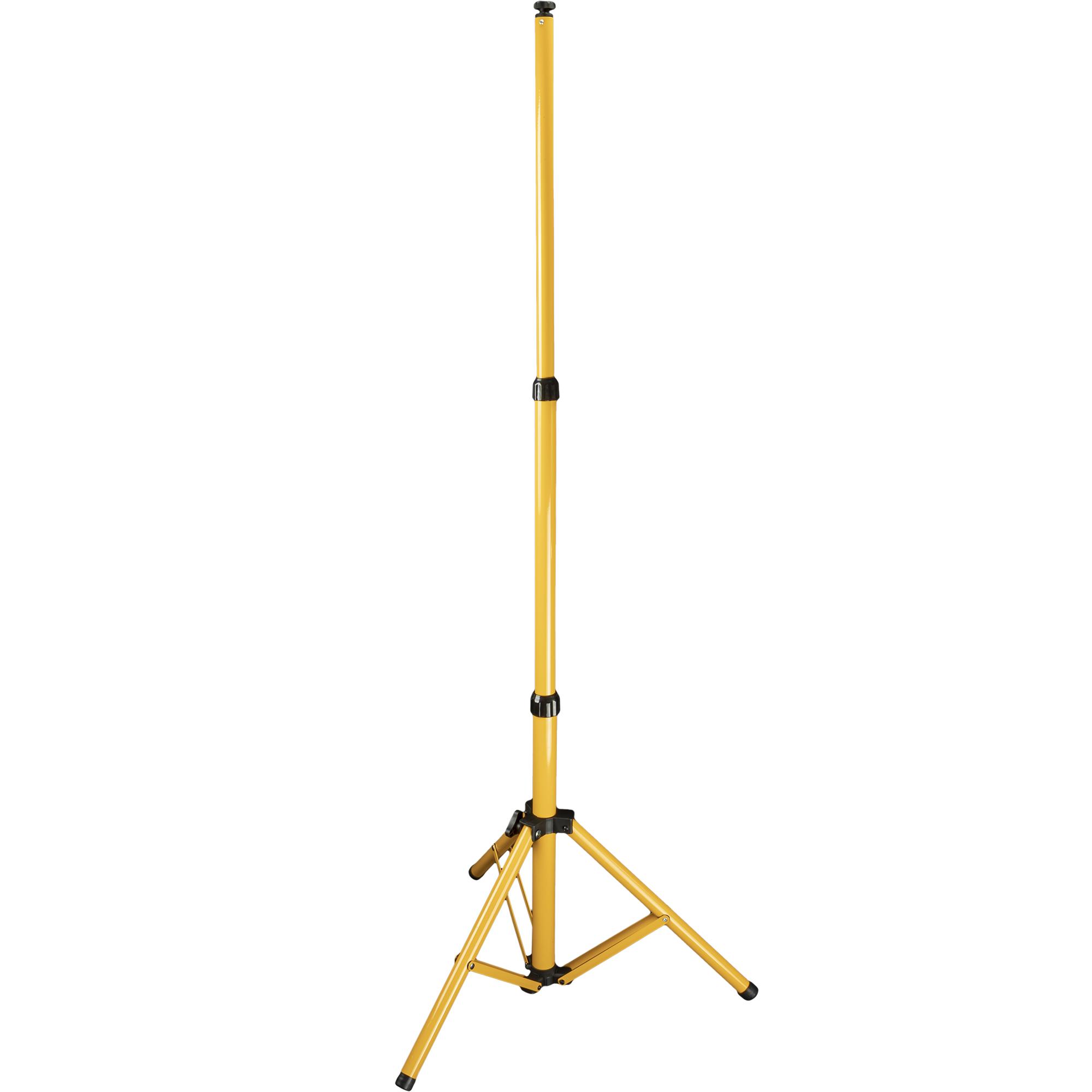 Штатив для прожектора, регулируемый, 1.54м, одноместный, желтый