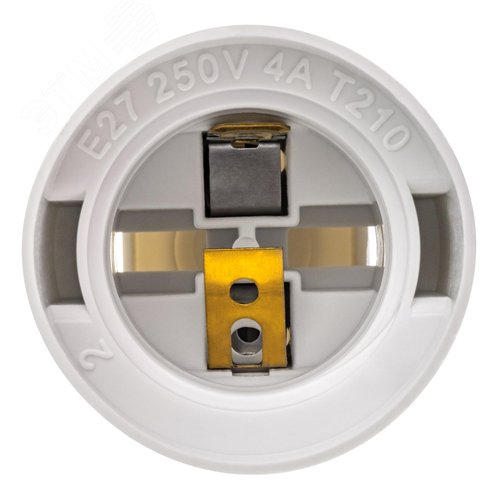 Патрон для ремонтных работ, Е27, ПВХ, с клеммной колодкой, белый - фото 4