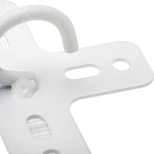 Кронштейн-переходник, для люстр, 75х75х25мм, нагрузка 20кг, сталь, белый - фото 3