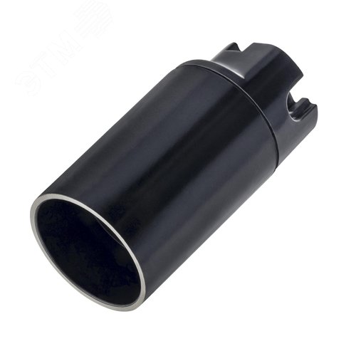 Патрон карболитовый, Е14, черный - фото 1