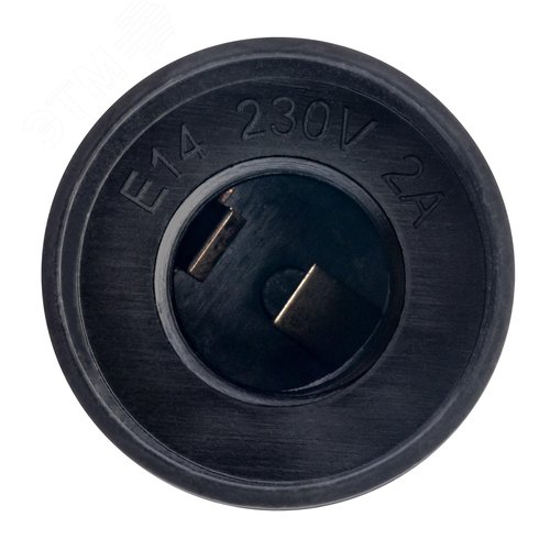 Патрон карболитовый, Е14, черный - фото 5