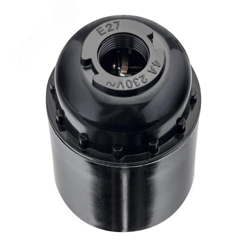 Патрон Е27, карболитовый, черный - фото 4