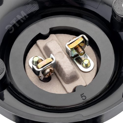 Патрон Е27, карболитовый, потолочный, прямой, гладкий - фото 6