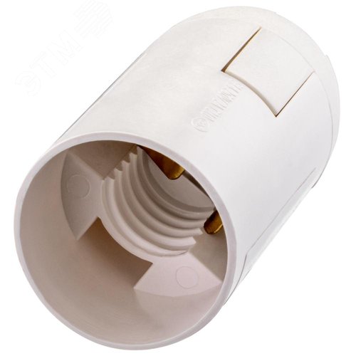 Патрон Е14, ПВХ термостойкий, белый - фото 4