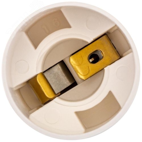 Патрон Е14, ПВХ термостойкий, белый - фото 5