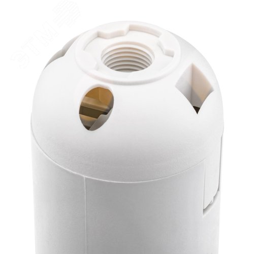 Патрон Е27, термостойкий пластик, белый - фото 4