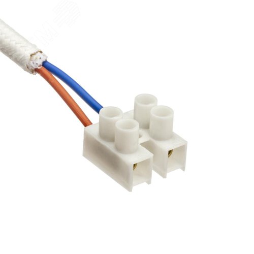 Патрон Е27 пластиковый с подвесом 1м, белый, , REV - фото 4