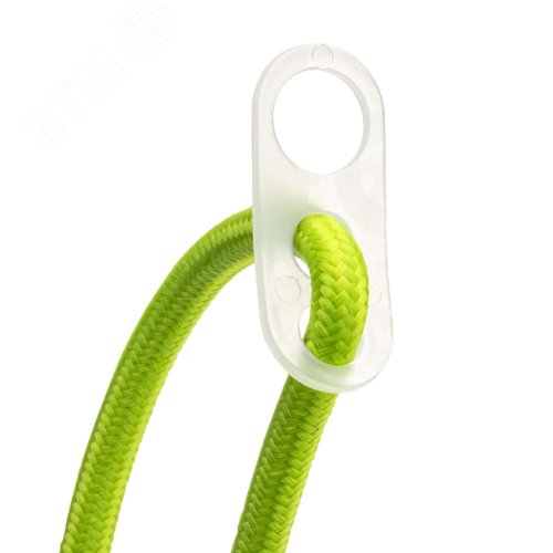 Патрон Е27 пластиковый с подвесом 1м, зеленый, , REV - фото 2