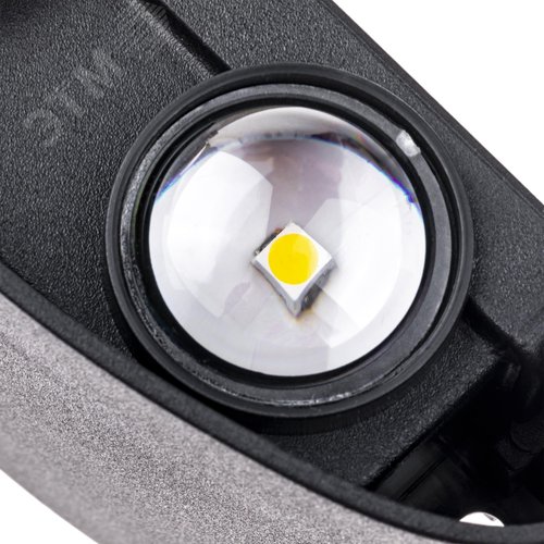 Светильник настенный, накладной, NUOVO LED, 120x40x78мм, 4Вт, термостойкий пластик, 3000К, IP54, черный, 4 луча - фото 6