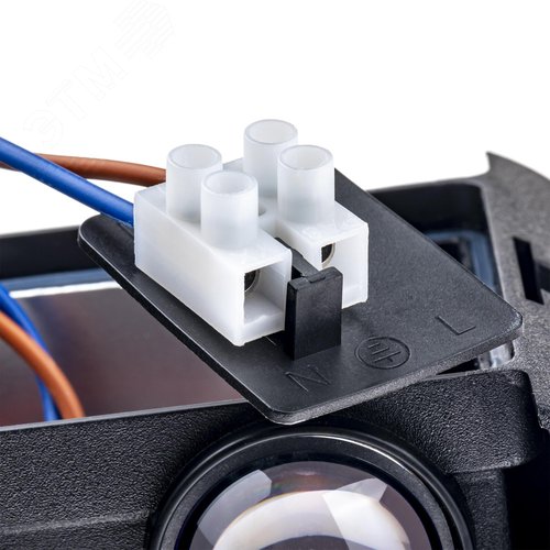 Светильник настенный, накладной, NUOVO LED, 110x40x78мм, 4Вт, термостойкий пластик, 4200К, IP54, черный, 4 луча - фото 8