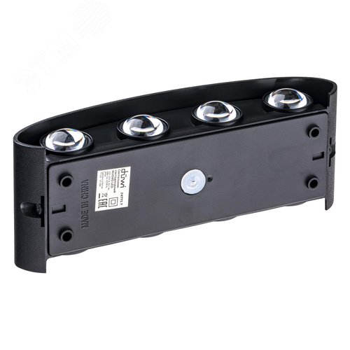 Светильник настенный, накладной, NUOVO LED, 210x42x78мм, 8Вт, термостойкий пластик, 4200К, IP54, черный, 8 лучей - фото 7