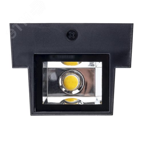 Светильник настенный, накладной, NUOVO LED, 180x65x140мм, 6Вт, термостойкий пластик, 4200К, IP54, черный, 2 луча - фото 5