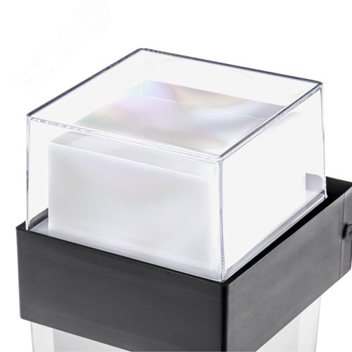 Светильник настенный, накладной, NUOVO LED, 105x105x135мм, 6Вт, термостойкий пластик, 3000К, IP54, черный - фото 5