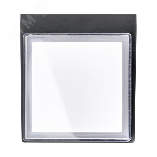 Светильник настенный, накладной, NUOVO LED, 105x105x135мм, 6Вт, термостойкий пластик, 4200К, IP54, черный - фото 4