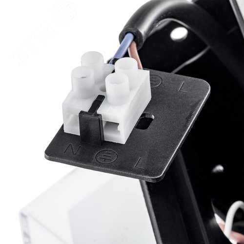 Светильник настенный, накладной, NUOVO LED, 105x105x135мм, 6Вт, термостойкий пластик, 4200К, IP54, черный - фото 7