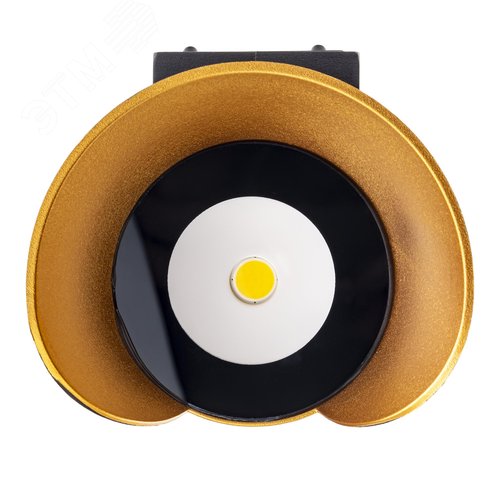 Светильник настенный, накладной, NUOVO LED, 100x83x200мм, 6Вт, термостойкий пластик, 3000К, IP54, черный, 2 луча - фото 4