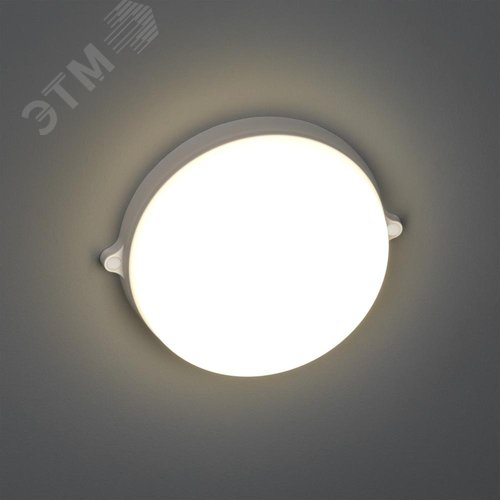 Светильник накладной, светодиодный, влагозащищенный, ROUND, 165х165х36 мм, 18 Вт, 4000К, 1440 Лм, IP65 - фото 7