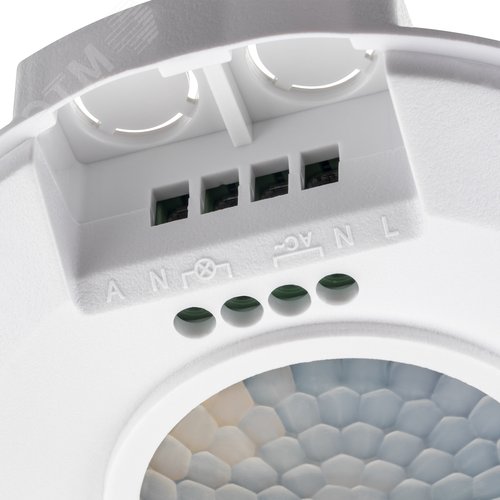 Датчик движения, потолочный/накладной, DDP-04 ULTRA SLIM, 360, 10-900с, 6м, 2000 Вт, IP20, белый - фото 4