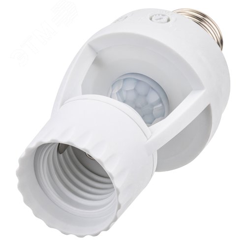 Датчик движения интегрируемый, DDL-01, патрон E27, 360, 10-300с, 6м, 60Вт, IP20, белый - фото 4