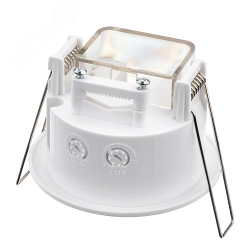 Датчик движения потолочный, встраиваемый под R63, DDV-02, 180, 10-420с, 6м, 1200 Вт, IP20, белый - фото 4