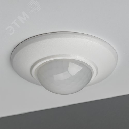 Датчик движения потолочный, встраиваемый под R39, DDV-01, 360, 10-420с, 6м, 800 Вт, IP20, белый - фото 10