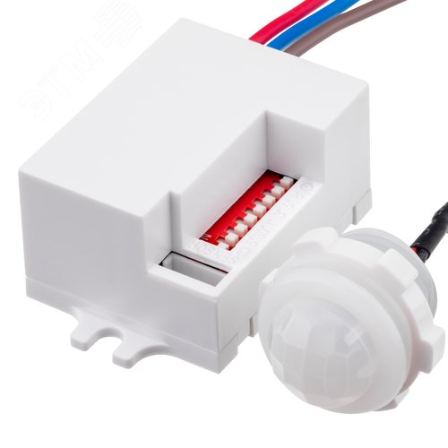 Датчик движения выносной, скрытый монтаж, DV-03, Невидимка, 360, 5-480с, 6м, 800Вт, IP65, белый - фото 1