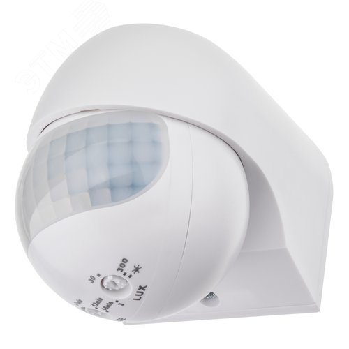 Датчик движения настенный, DD-03, 180, 10-900 секунд, 12 м, 800 Вт, IP44, белый - фото 5