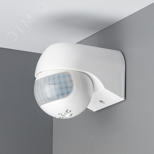 Датчик движения настенный, DD-03, 180, 10-900 секунд, 12 м, 800 Вт, IP44, белый - фото 9