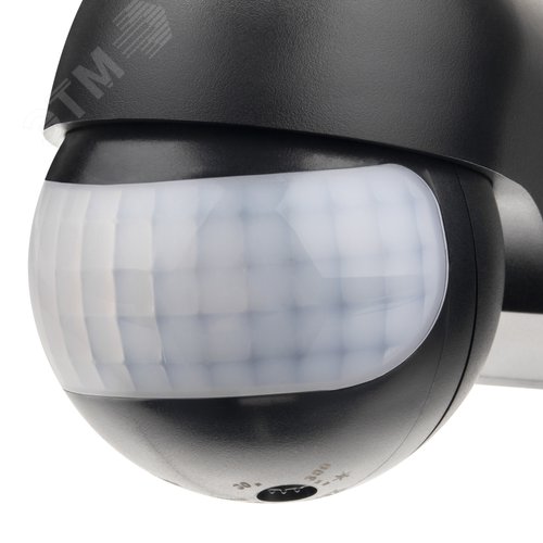 Датчик движения настенный, DD-03, 180, 10-900 секунд, 12 м, 800 Вт, IP44, черный - фото 4