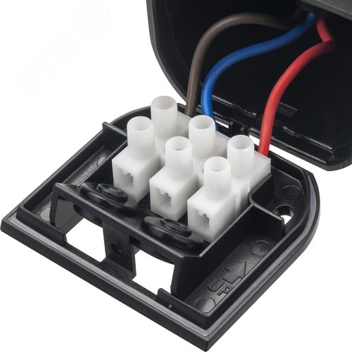 Датчик движения настенный, DD-03, 180, 10-900 секунд, 12 м, 800 Вт, IP44, черный - фото 6