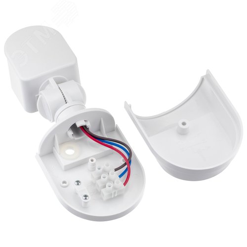 Датчик движения настенный, DD-01, 180, 10-420 секунд, 12 м, 1200 Вт, IP44, белый - фото 6