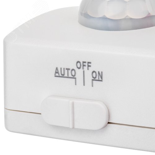 Датчик движения интегрируемый, розеточный, DDSS-01, 180, 10-420с, 6м, 1200Вт, IP20, белый - фото 6