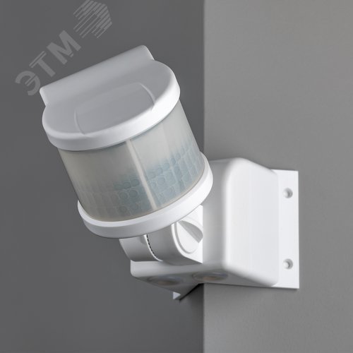 Датчик движения, настенный/угловой, DD-06, 270, 10-420с, 12м, 1200 Вт, IP44, белый - фото 10